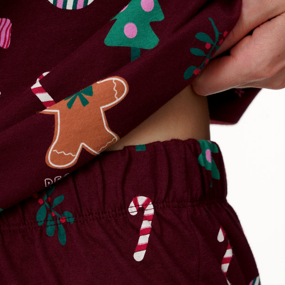 Kerstslaappak voor dames met prints