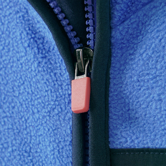 Jungen Fleecejacke mit Farbteilern