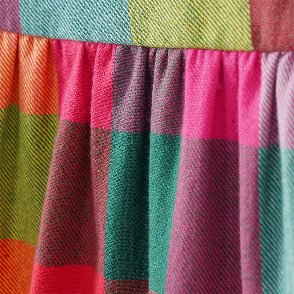 Mädchen Kleid bunt kariert