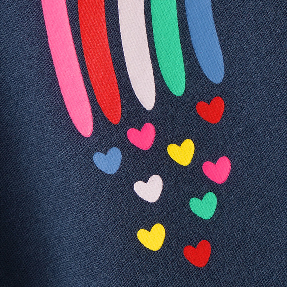 Mädchen Sweatkleid mit Kapuze