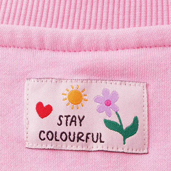 Mädchen Sweatshirt mit Applikationen