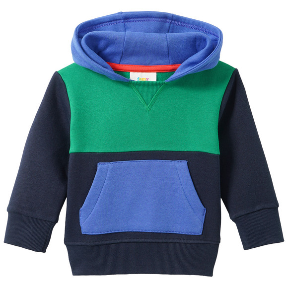 Baby Hoodie mit Farbteilern