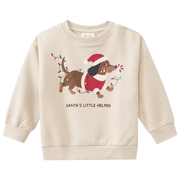 Baby Weihnachtssweatshirt mit Print