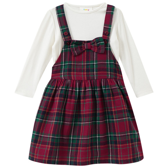 Baby Weihnachtsset mit Kleid und Shirt
