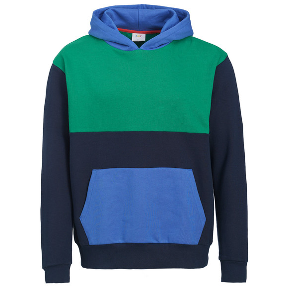 Herren Hoodie mit Farbteilern