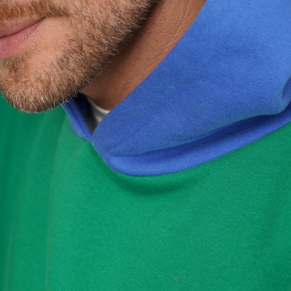 Herren Hoodie mit Farbteilern