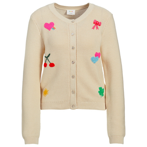 Damen Strickjacke mit Stickereien