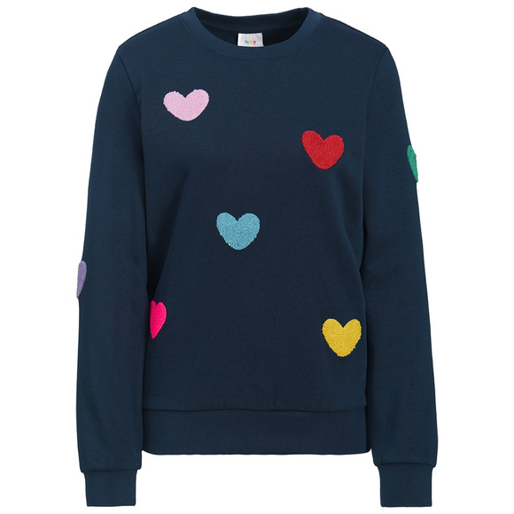 Damen Sweatshirt mit Applikationen