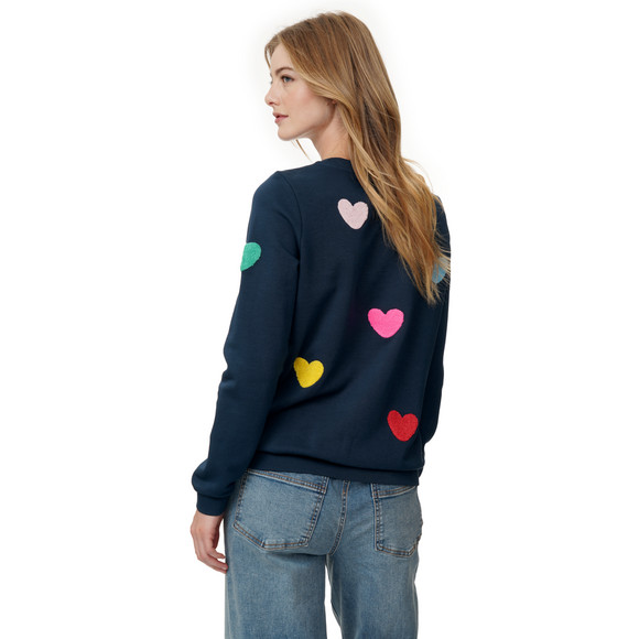 Damen Sweatshirt mit Applikationen