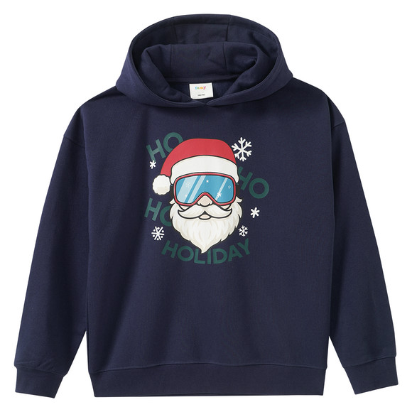 Jungen Weihnachtshoodie mit Print