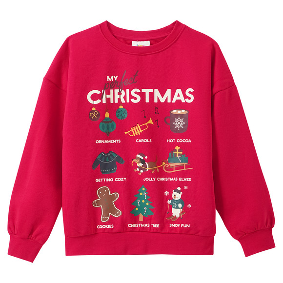 Kinder Weihnachtssweatshirt mit Print