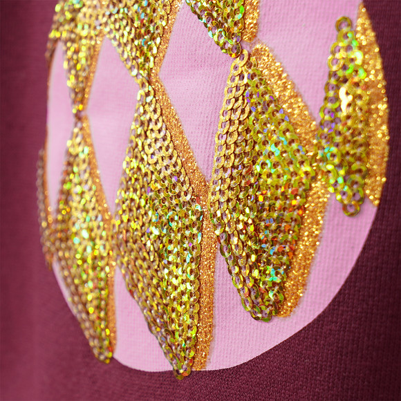 Mädchen Weihnachtssweatshirt mit Print