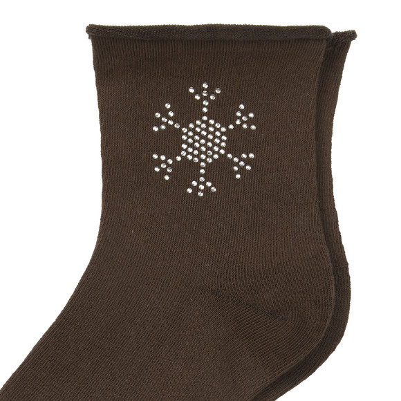 1 paar kerstsokken voor dames