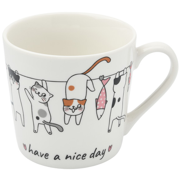 Tasse mit Katzen-Motiv