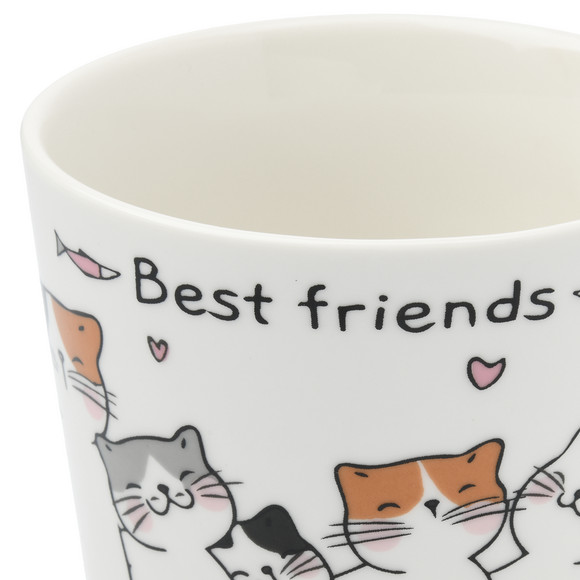 Tasse mit Katzen-Motiv