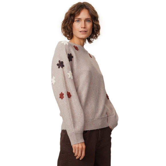 Damen Strickpullover mit Applikationen