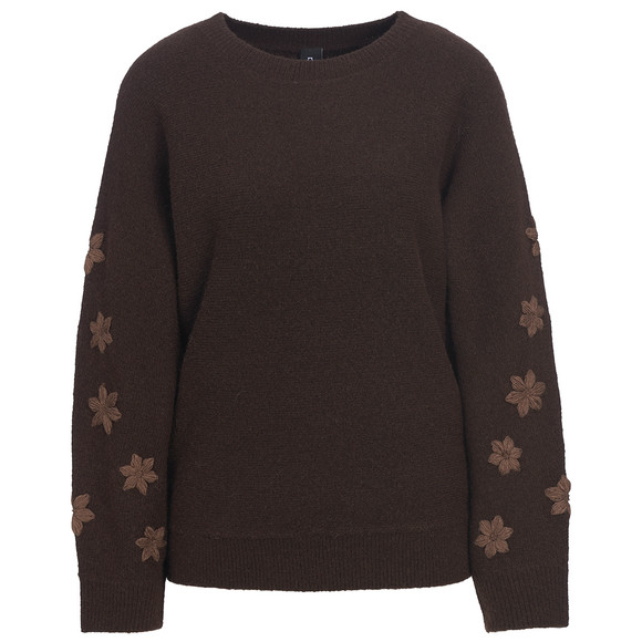 Damen Strickpullover mit Applikationen