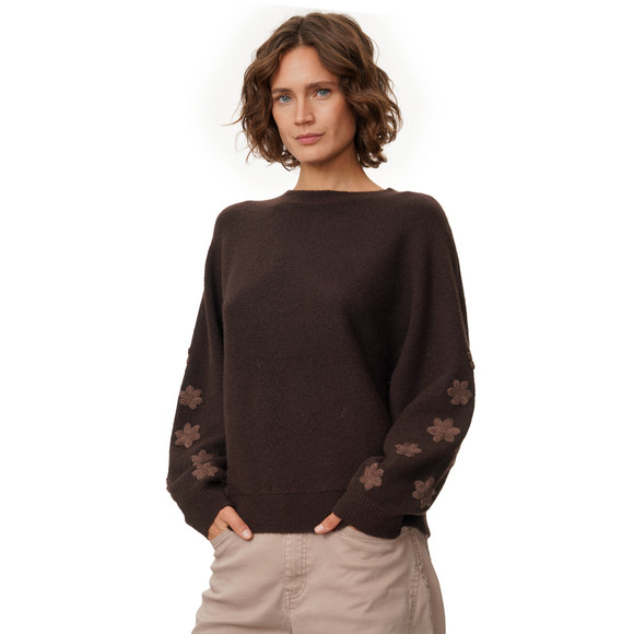 Damen Strickpullover mit Applikationen