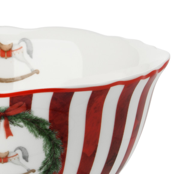 Schüssel im weihnachtlichen Design