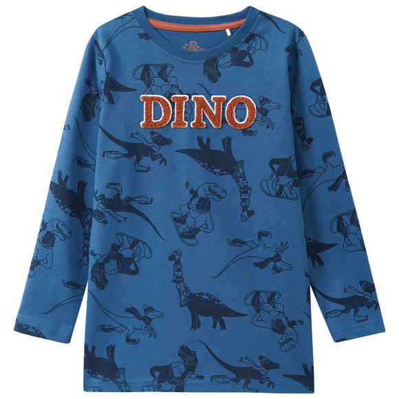 Pyjama voor jongens met dinosaurusprint