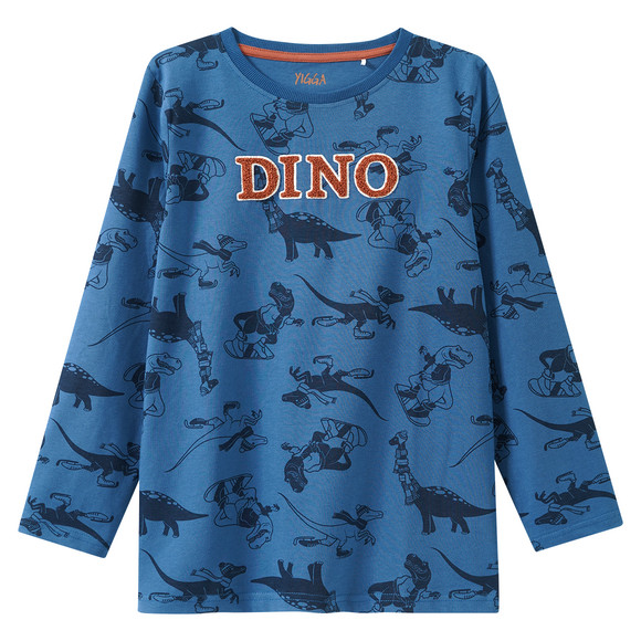 Pyjama voor jongens met dinosaurusprint