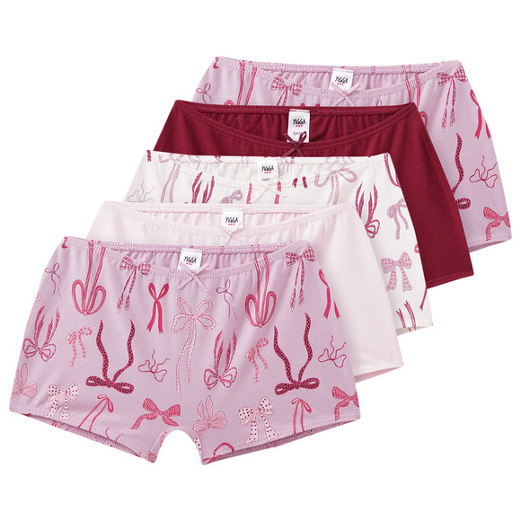5 Mädchen Pantys in verschiedenen Dessins