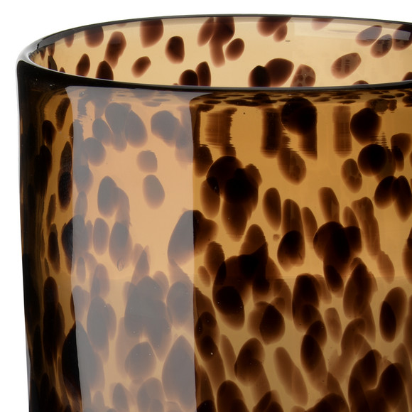 Große Vase in Leo-Optik
