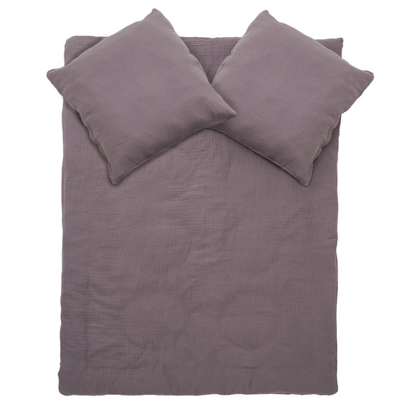 Musselin-Bettwäsche 240 x 220 cm unifarben