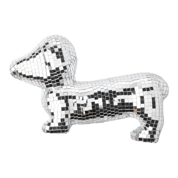 Deko-Hund in glänzender Optik