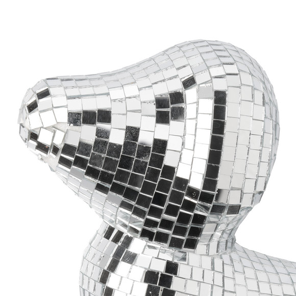 Deko-Hund in glänzender Optik