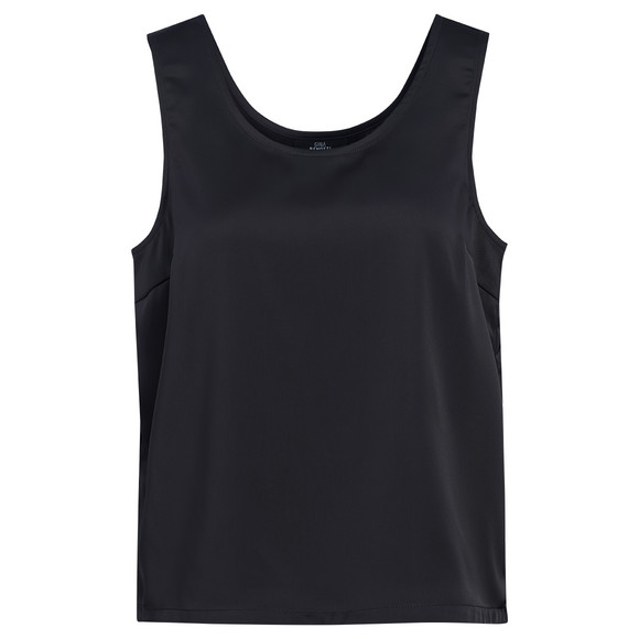 Damen Satin-Top mit breiten Trägern