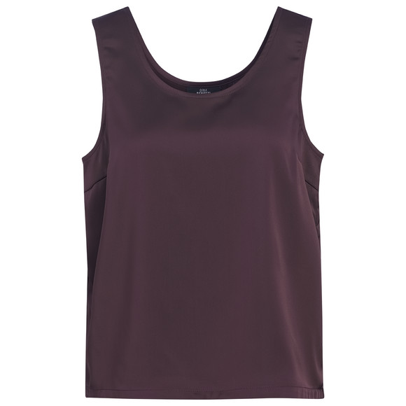 Damen Satin-Top mit breiten Trägern