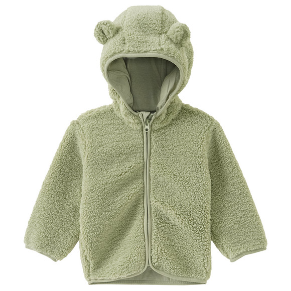 Baby Teddyjacke mit Kapuze