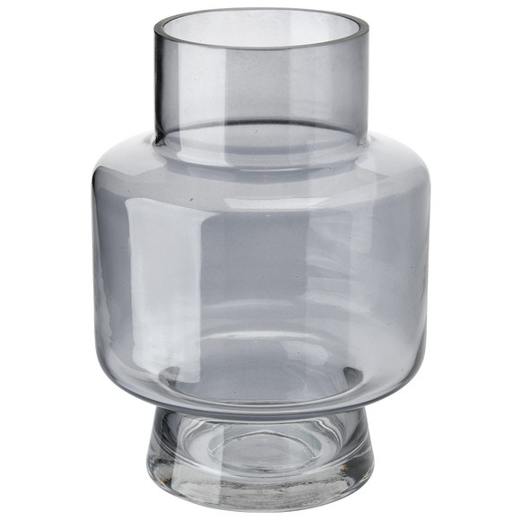 Vase in transparenter Optik