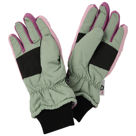 Mädchen Handschuhe mit Blumen-Motiven