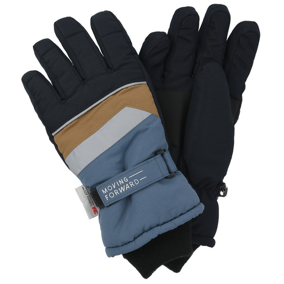 Jungen Handschuhe mit Farbteiler