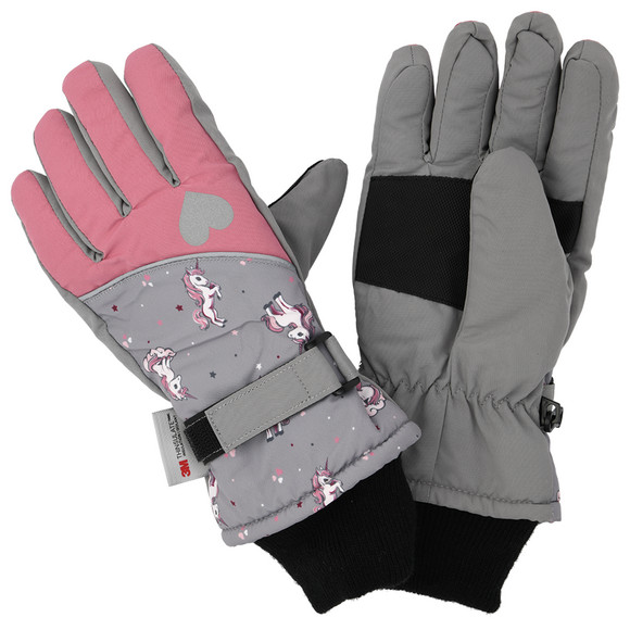 Mädchen Handschuhe mit Einhorn-Motiven