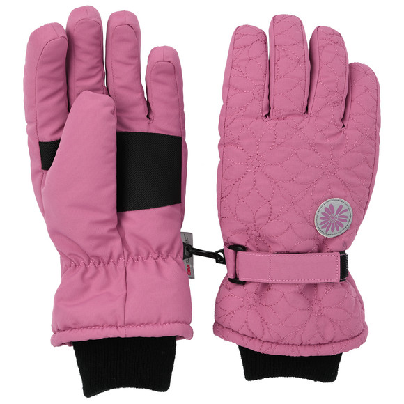 Mädchen Handschuhe mit Stickerei