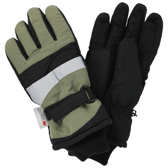 Jungen Handschuhe mit Farbteiler