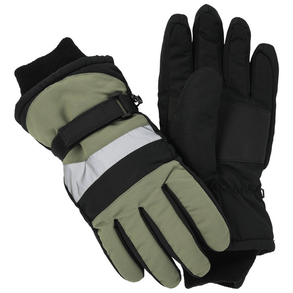Jungen Handschuhe mit Farbteiler