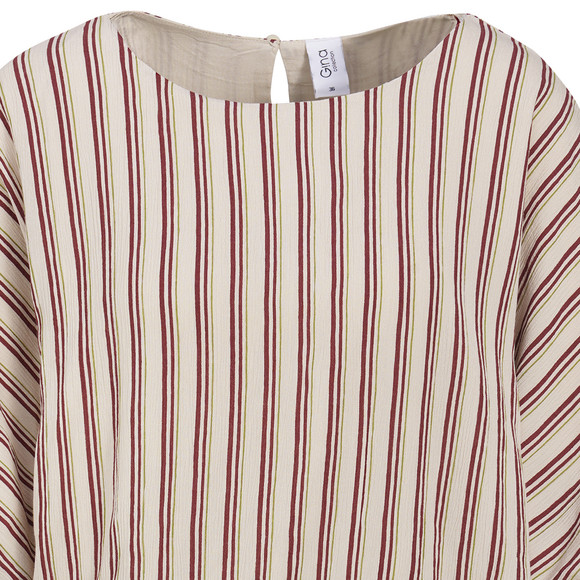 Damen Bluse in Crinkle-Optik