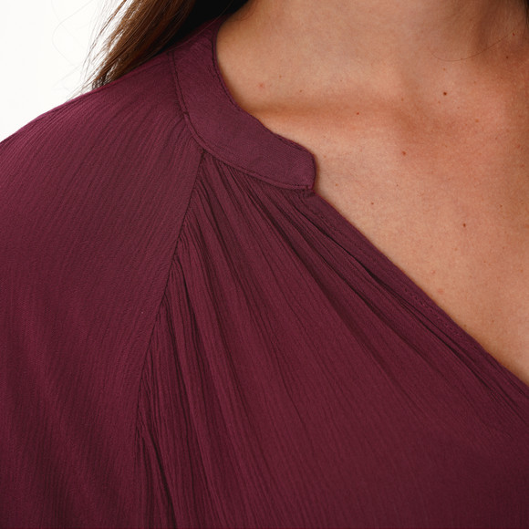 Damen Kleid in Crinkle-Optik