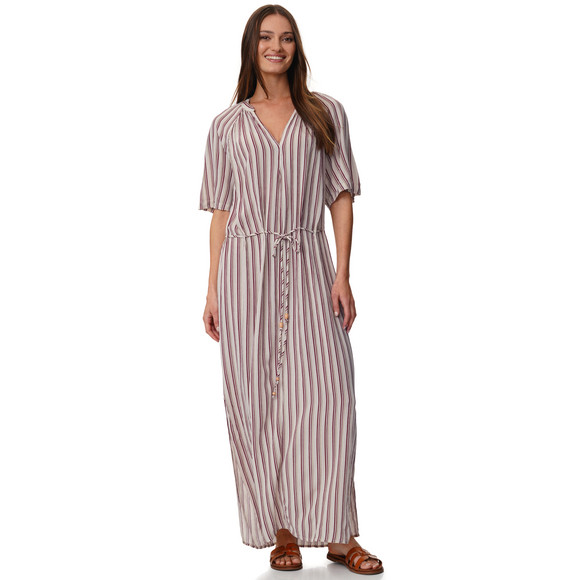 Damen Kleid in Crinkle-Optik