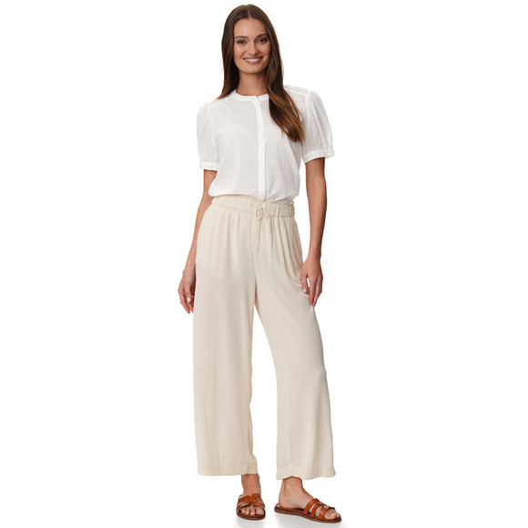 Damen Hose mit strukturiertem Material