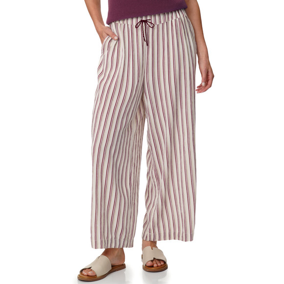 Damen 7/8 Culotte in Crinkle-Optik