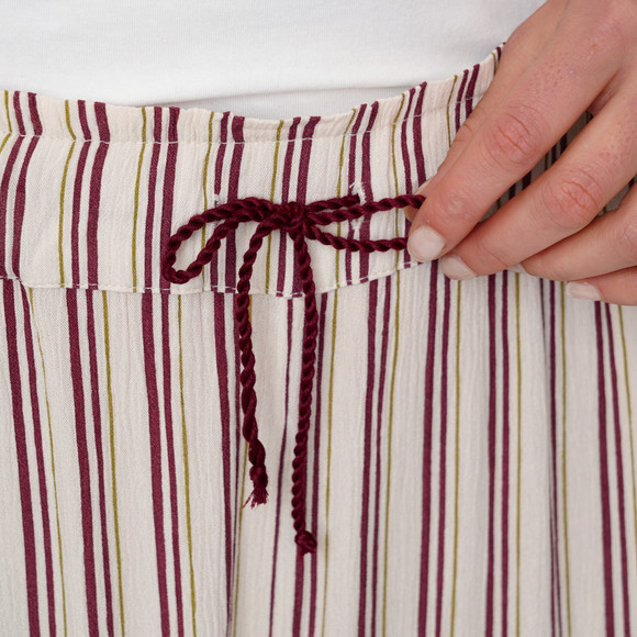 Damen 7/8 Culotte in Crinkle-Optik