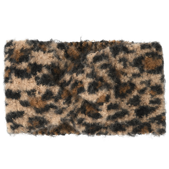 Damen Stirnband mit Leo-Allover