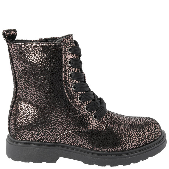 Mädchen Stiefeletten mit Metallic-Glanz