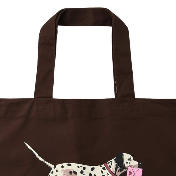 Baumwoll-Shopper mit Hunde-Motiv