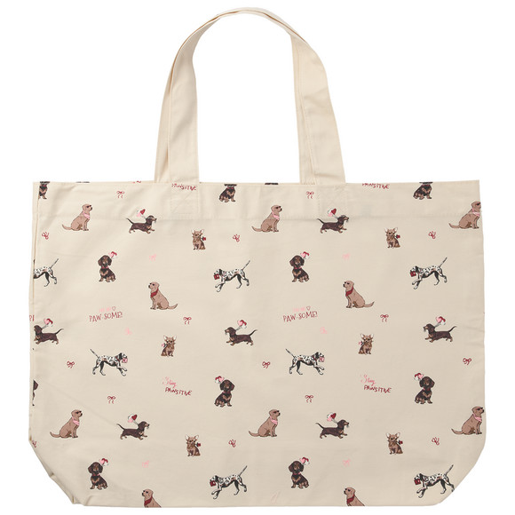 Katoenen Shopper met hondenmotieven